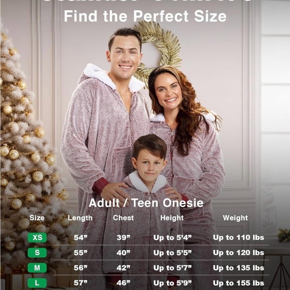 Cozy Family Matching Pajama Set in Brown - Picture 3 of 3